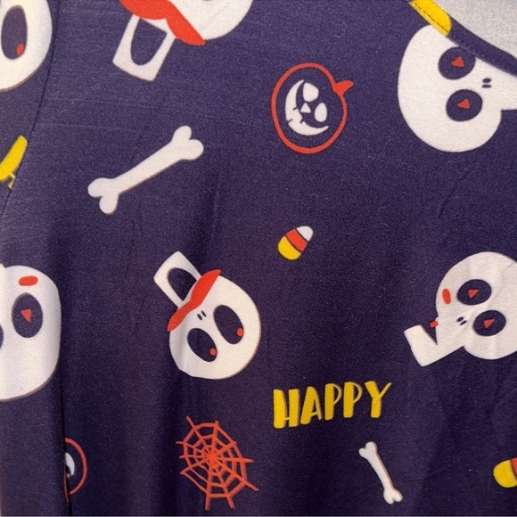 St. John’s Bay Halloween Graphic Dress – Skulls & Bones – Black – Size L - Picture 3 of 6